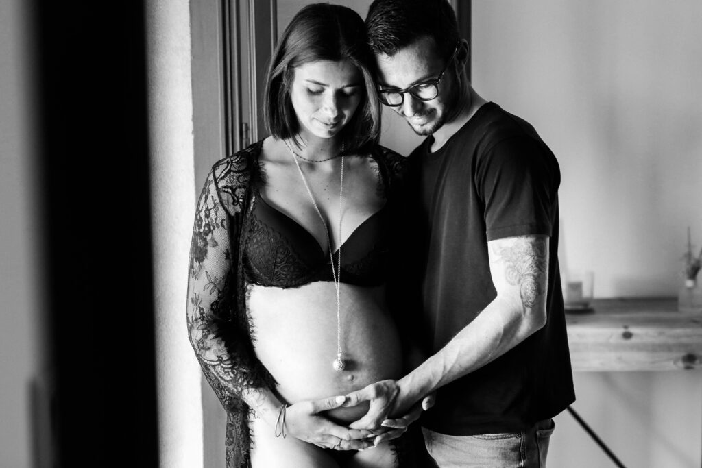 Séance grossesse, couple, bébé, maternité , lisa sanchez photographe 